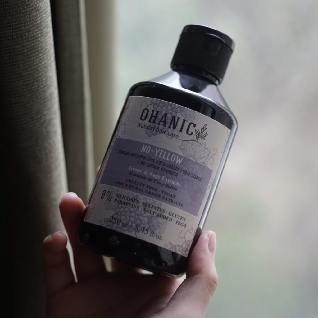 OHANIC NO YELLOW SHAMPOO 250ML/1000ML 去黃洗頭水