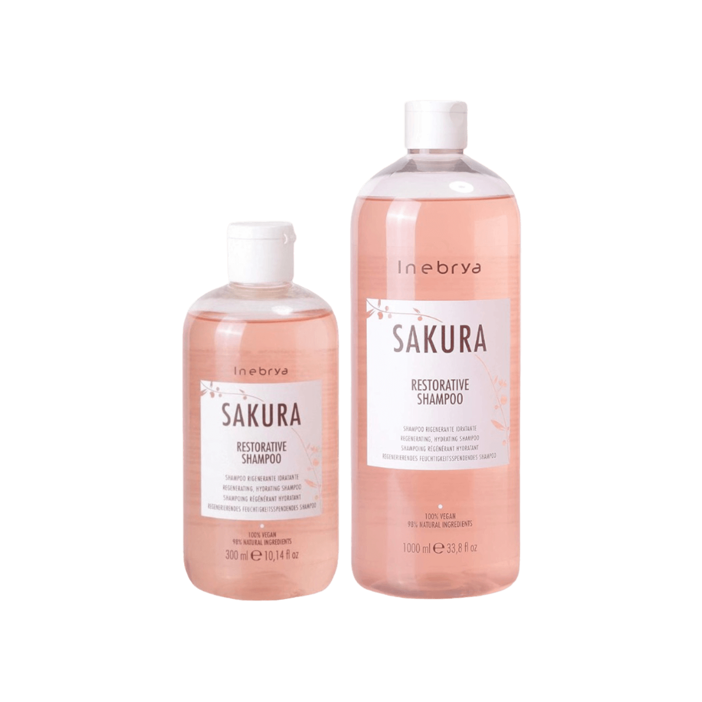 Inebrya Sakura Restorative Shampoo 櫻花保濕洗頭水300ml / 1000ml