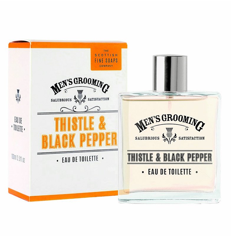 British Scottish Fine Soaps – Classic Men’s Perfume (Thistle & Black Pepper)