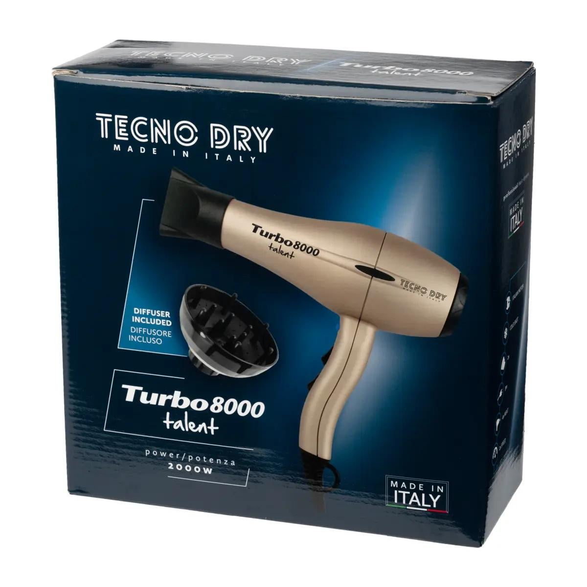 Tecno Elettra Turbo Talent 8000 意大利強力風筒 (顏色隨機發貨）
