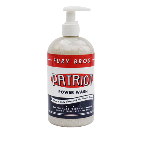 Fury Bros. Patriot Power Wash 16oz Scrub Body Wash