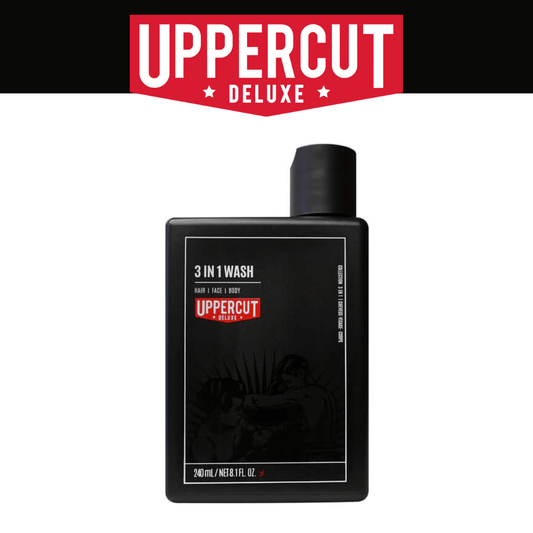 UPPERCUT DELUXE 3 in 1 WASH Bay Rum 3-in-1 Shampoo and Body Wash