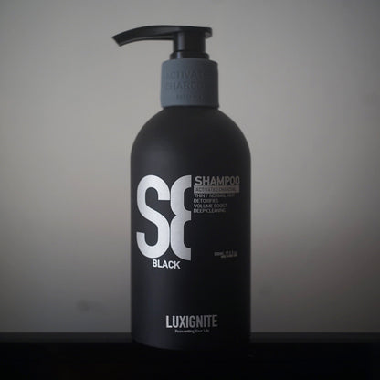 Luxignite S8 Volume Boost Black Shampoo