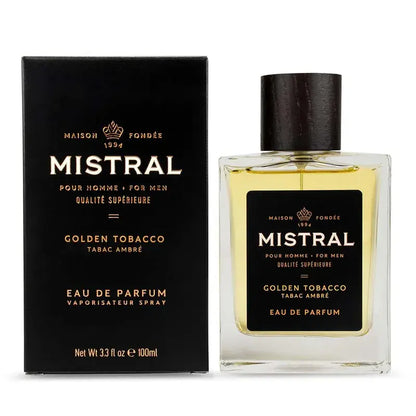 Mistral Golden Tobacco Eau De Parfum Golden Tobacco Men's Perfume