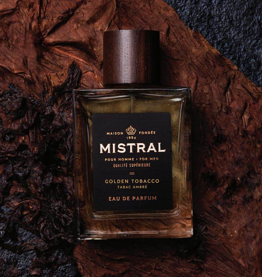 Mistral Golden Tobacco Eau De Parfum Golden Tobacco Men's Perfume