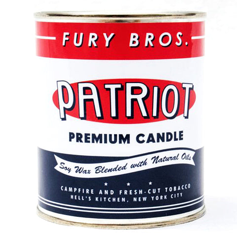 Fury Bros. Patriot Premium Candle scented candle
