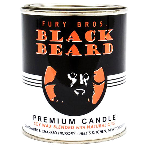 Fury Bros. Black Beard Premium Candle scented candle|Black Beard