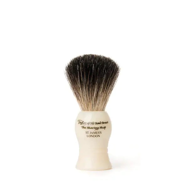 Taylor of Old Bond Street Starter Pure Badger Shaving Brush Imit Ivory (9.5cm) imitation ivory pure badger brush