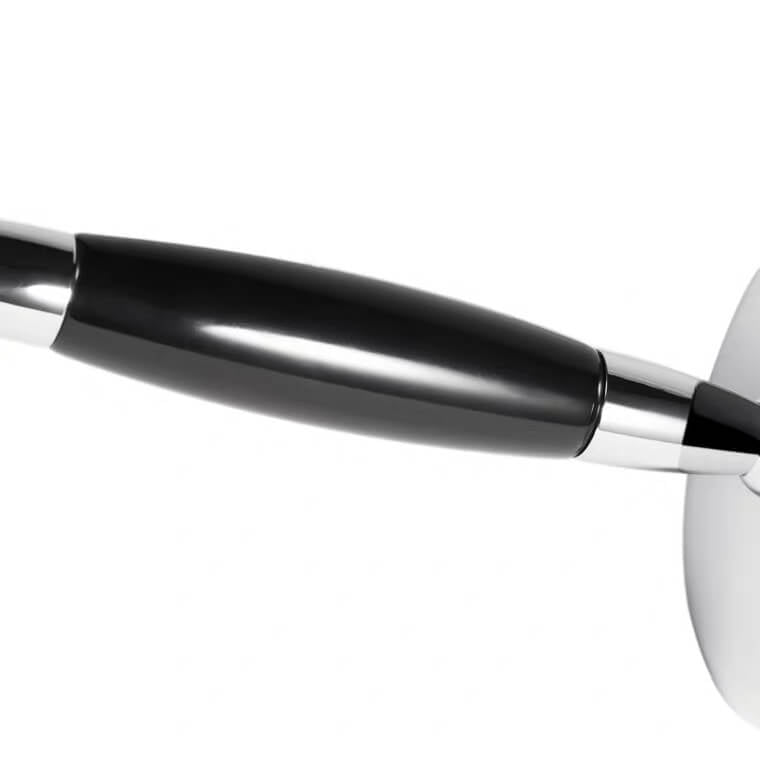 Silver black knife holder