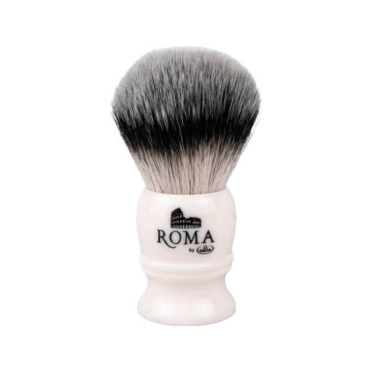 Omega Roma Colosseum Synthetic Fiber Shaving Brush. Colosseum Series Synthetic Fiber