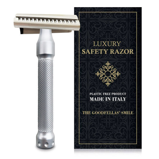 Italian Goodfellas AISI 303 Stainless Steel Legion Blade Top Bevel Shaver